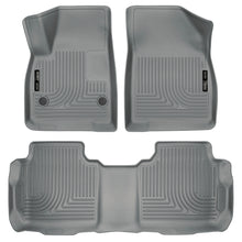 Load image into Gallery viewer, Weatherbeater Front &amp; 2nd Seat Floor Liners For 2017-2025 XT5/Acadia/Blazer Grey Husky Liners