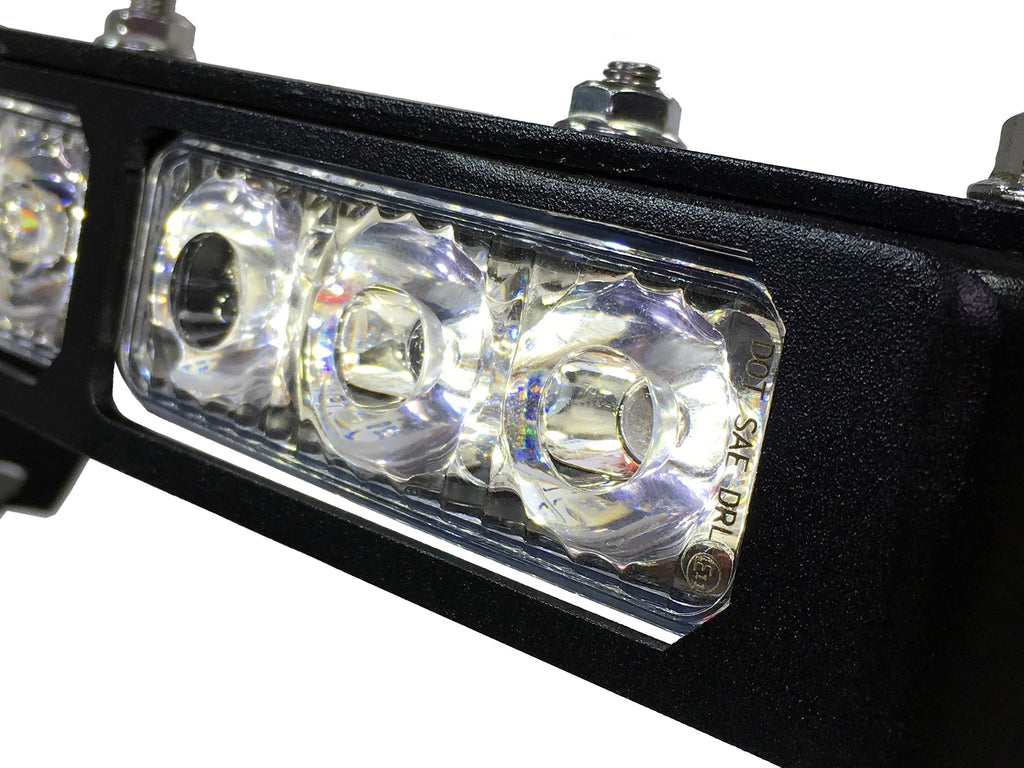 Quake LED Turn Signal Light Jeep JL Fender Chop Kit DRL Switchback Turn Signal And Side Marker Light - QTE991
