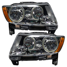 Load image into Gallery viewer, ORACLE Lighting Headlights Oracle 11-13 Jeep Grand Cherokee SMD HL (Non-HID) - Chrome - White SEE WARRANTY