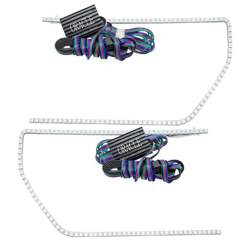 ORACLE Lighting Headlights Oracle Ford F-150/Raptor 09-14 Perimeter Halo Kit - ColorSHIFT w/o Controller SEE WARRANTY
