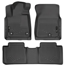 Load image into Gallery viewer, Weatherbeater Front &amp; 2nd Seat Floor Liners (Footwell Coverage) For 2014-2021 Tundra Extended Cab Husky Liners