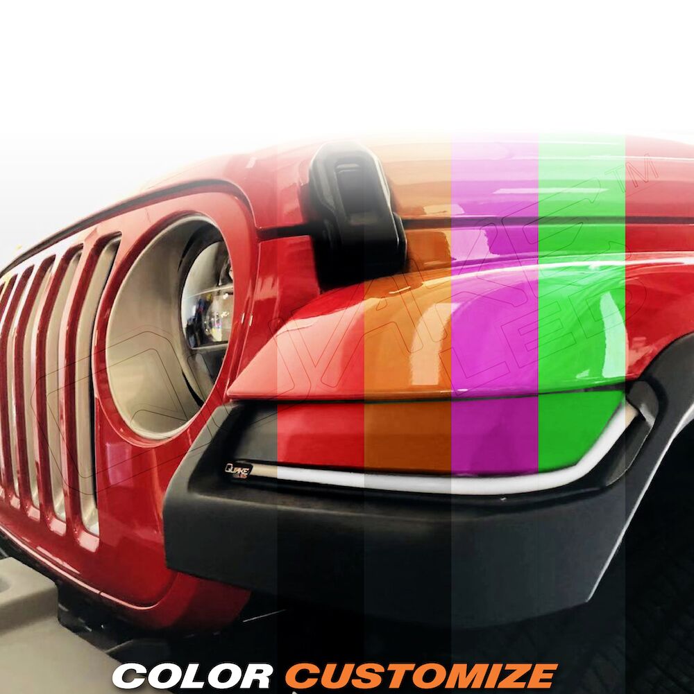 Quake LED Turn Signal Light Jeep 95 X 425 Inch Retro Fit Slim Chop Kit DRL with Sequential Switchback - QTE992