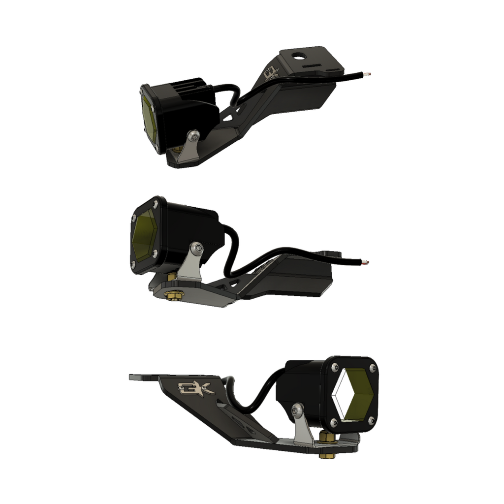Ram 2500 & 3500 Steerable Knuckle Pod Light Mounts (2014-2018)