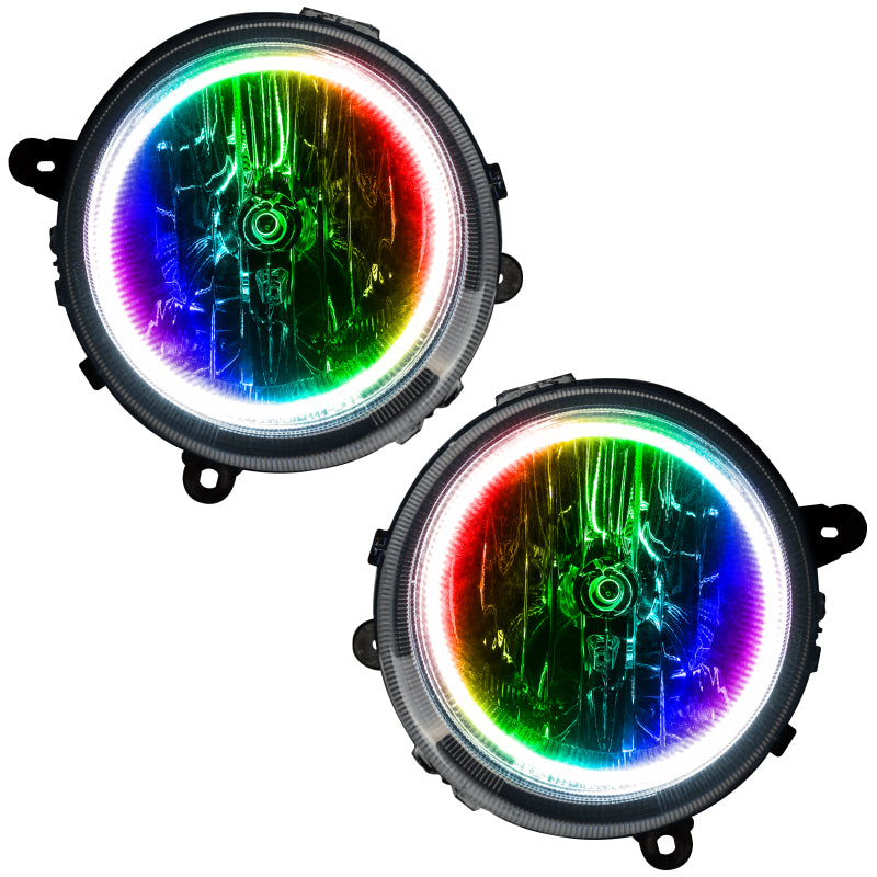 ORACLE Lighting Headlights Oracle 07-10 Jeep Compass SMD HL - ColorSHIFT w/ Simple Controller SEE WARRANTY