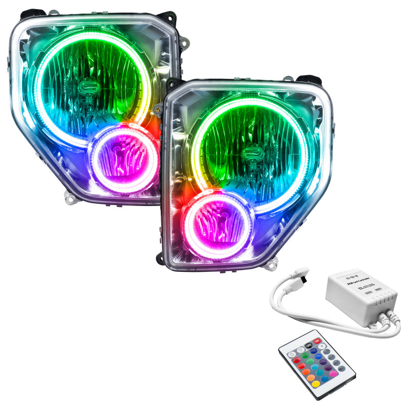 ORACLE Lighting Headlights Oracle 08-12 Jeep Liberty SMD HL - ColorSHIFT w/ Simple Controller SEE WARRANTY