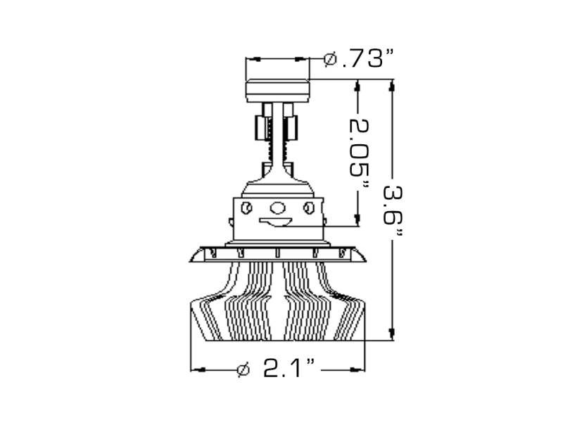 ORACLE Lighting Bulbs Oracle H13 4000 Lumen LED Headlight Bulbs (Pair) - 6000K SEE WARRANTY