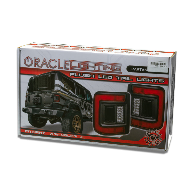 ORACLE Lighting Tail Lights Oracle 2018+ Jeep Wrangler Rubicon/Sport LED Flush Mount Tail Light - Tinted