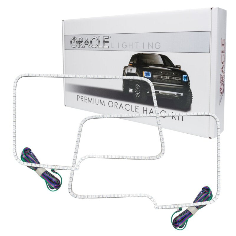 ORACLE Lighting Headlights Oracle Ford F-150/Raptor 09-14 Halo Kit - ColorSHIFT w/ BC1 Controller SEE WARRANTY