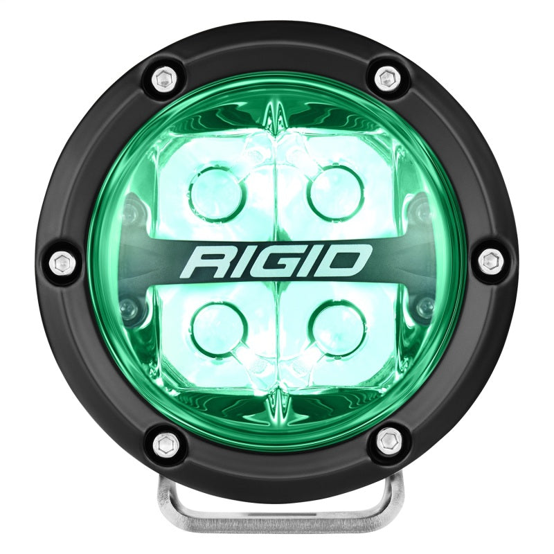 Rigid Industries Light Bars & Cubes Rigid Industries 360-Series 4in LED Off-Road Spot Beam - RGBW (Pair)
