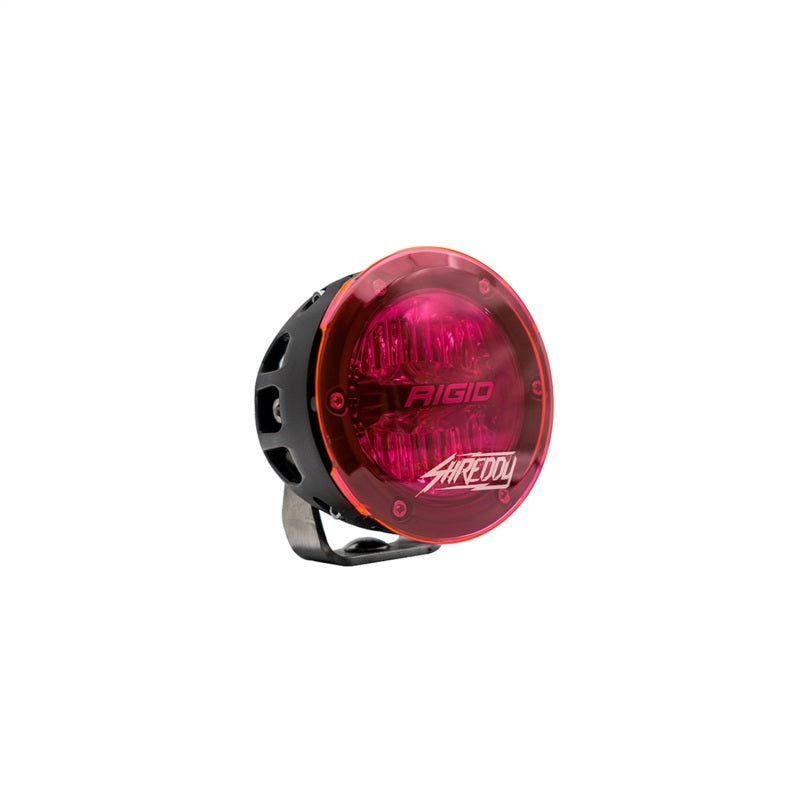 Rigid Industries Light Bars & Cubes Rigid Industries x SHREDDY 360-Series 4in Lights w/Wt Bcklght (2) + 6 Covers (2 Pink/2 Teal/2 Blk)