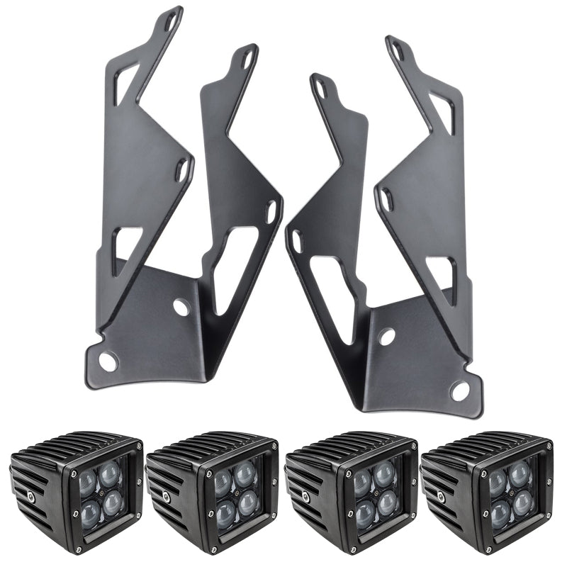 ORACLE Lighting Brackets Oracle Jeep JK Dual Mounting Pillar Brackets/Lights Combo SEE WARRANTY