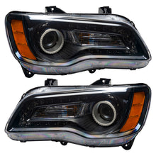 Load image into Gallery viewer, ORACLE Lighting Headlights Oracle 11-14 Chrysler 300C SMD HL - Black - NON HID - ColorSHIFT w/o Controller SEE WARRANTY