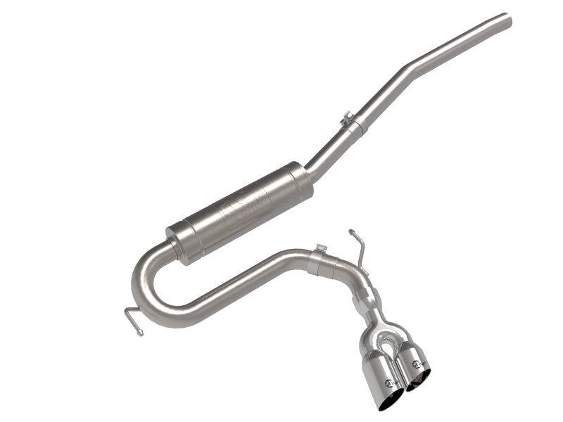 aFe Catback aFe 22-23 Ford Maverick EcoBoost L4 2.0L(t) Rebel Series 2-1/2in 304 SS Cat-Back w/ Polished Tip