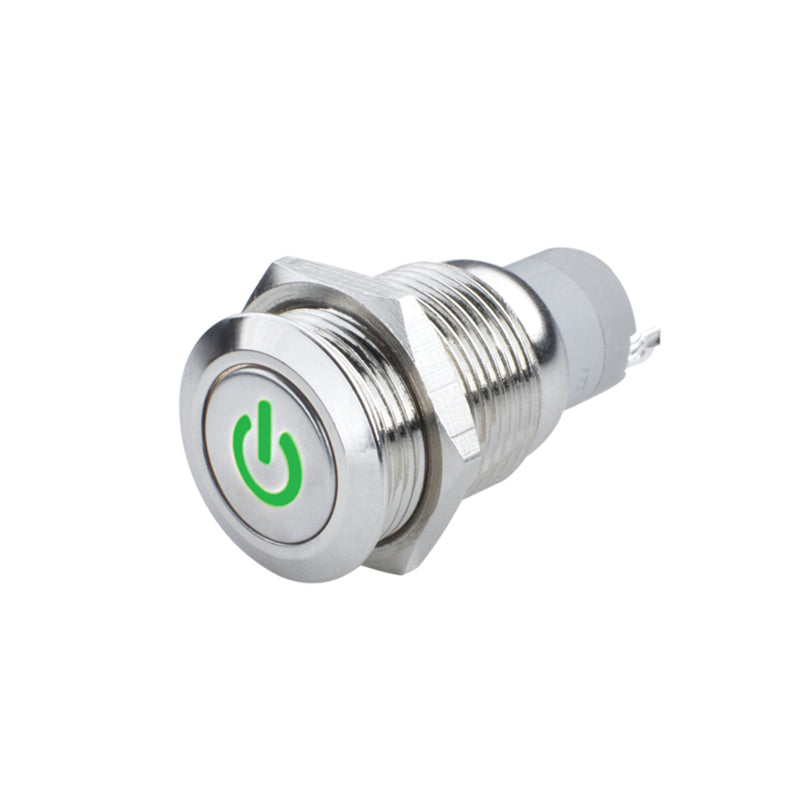ORACLE Lighting Light Accessories and Wiring Oracle Pre-Wired Power Symbol On/Off Flush Mount LED Switch - Green SEE WARRANTY