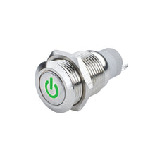 Load image into Gallery viewer, ORACLE Lighting Light Accessories and Wiring Oracle Pre-Wired Power Symbol On/Off Flush Mount LED Switch - Green SEE WARRANTY