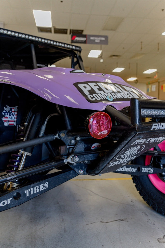 Rigid Industries Light Bars & Cubes Rigid Industries x SHREDDY 360-Series 4in Lights w/Wt Bcklght (2) + 6 Covers (2 Pink/2 Teal/2 Blk)