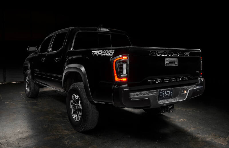 ORACLE Lighting Tail Lights Oracle Lighting 2016-2023 Gen 3 Toyota Tacoma Flush Style LED Tail Lights SEE WARRANTY