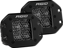 Load image into Gallery viewer, Rigid Industries Light Bars &amp; Cubes Rigid Industries D Series PRO Midnight Edition - Spot - Diffused - Pair