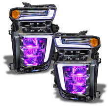 Load image into Gallery viewer, ORACLE Lighting Headlights Oracle 20-21 Chevy Silverado HD 2500RGB Headlight Demon Eye Kit - w/o Controller SEE WARRANTY