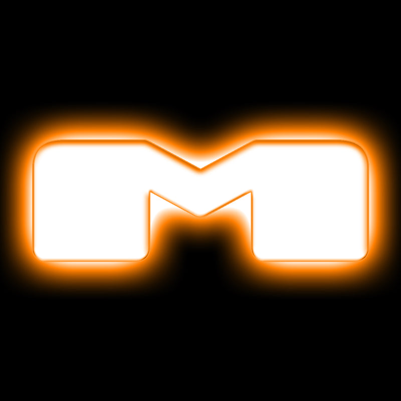 ORACLE Lighting Light Accessories and Wiring ORACLE Lighting Universal Illuminated LED Letter Badges - Matte Wht Surface Finish - M SEE WARRANTY