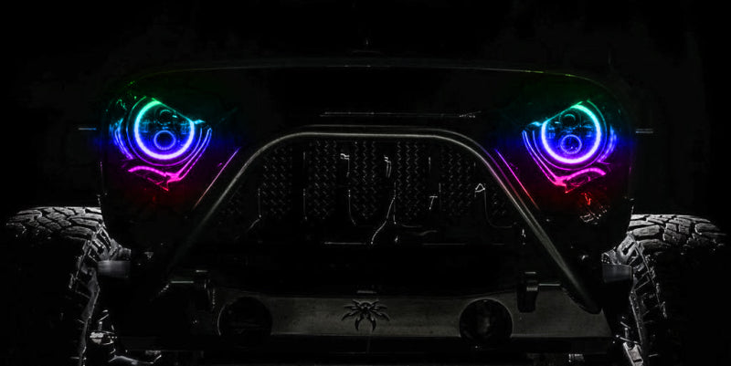 ORACLE Lighting Headlights Oracle 7in High Powered LED Headlights - Black Bezel - Dynamic - Dynamic SEE WARRANTY