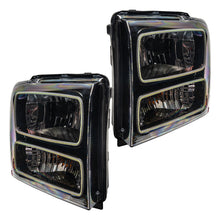 Load image into Gallery viewer, ORACLE Lighting Headlights Oracle 05 Ford Excursion SMD HL - Black - White SEE WARRANTY