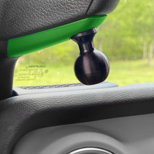 Load image into Gallery viewer, CMM Offroad JL green / 1" Ball Mount JL/JLU  A-Pillar Ball Mount Solution