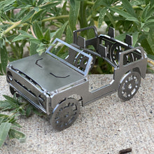 Load image into Gallery viewer, Bronco Business Card Holder Flat Stainless Steel Bendy Bronco Rock Slide Engineering