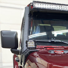Load image into Gallery viewer, JL / JT Lower Larger Cowl LED Light Pod Brackets and Upper Bar Brackets Rock Slide Engineering