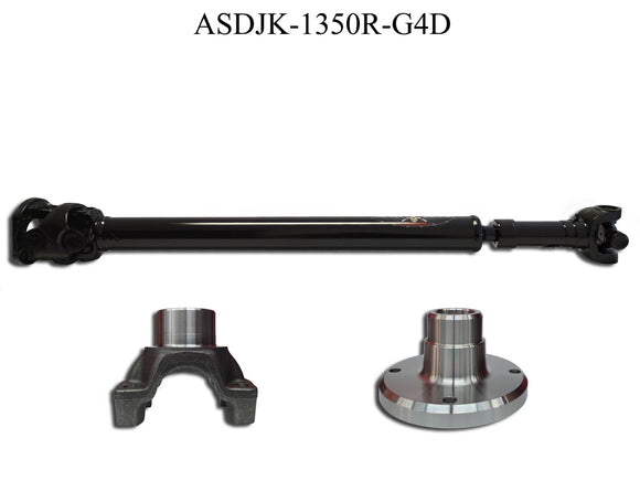 JK Rear 1350 CV Greaseable Driveshaft 4 Door Adams Driveshaft