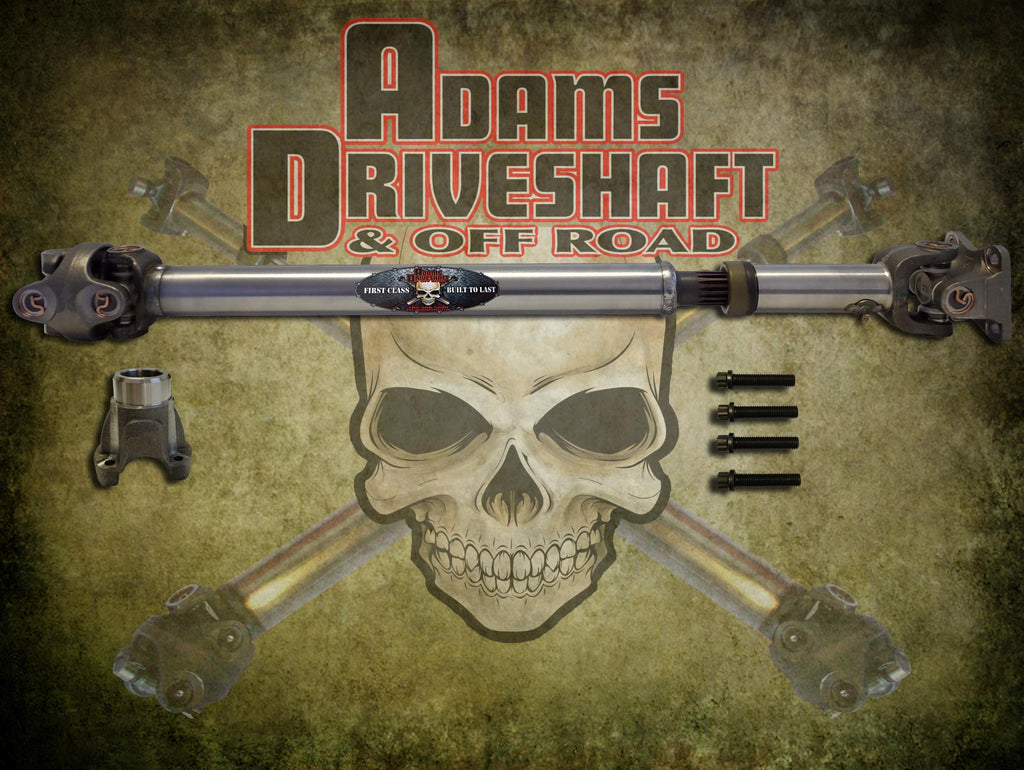 Adams Driveshaft Off Road Drive Shaft Adams Driveshaft JL Sport Front 1310 CV Driveshaft OEM Flange Style Extreme Duty Series - ASDJL-1310F-S-OEM-SP