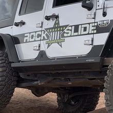 Load image into Gallery viewer, JK 4 Door Step Slider Rocker Guards Rock Slide Engineering