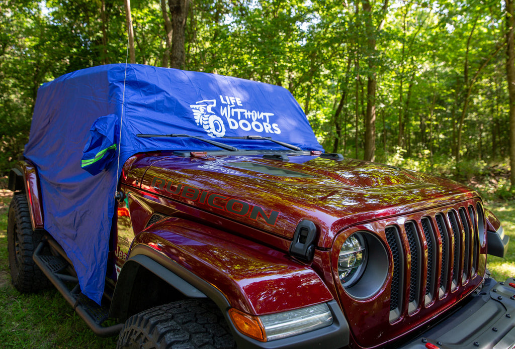 Lightweight Waterproof 4-Door Cab Poncho for Jeep JKU/JLU