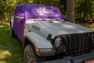 RigSkinz OG Black 4-Door Cab Poncho - Lightweight, Water-Resistant, Easy-Fit Jeep Cover