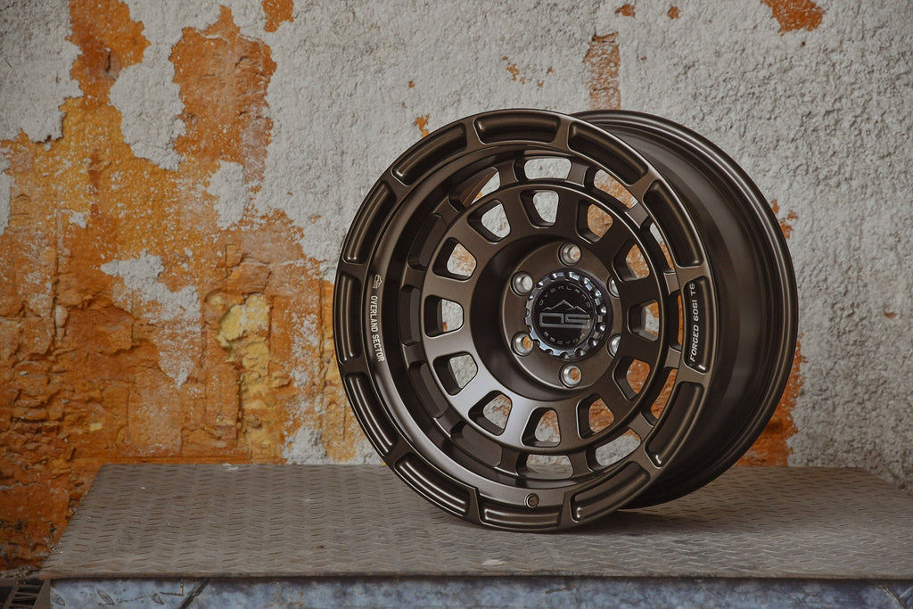 Overland Sector Badlander Forged 17x9 -18 5x127mm 71.5mm All Satin Mocha Bronze