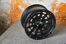 Load image into Gallery viewer, Overland Sector Badlander Forged 17x9 -12 6x139.7mm 106.1mm All Satin Black