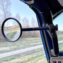 Load image into Gallery viewer, CMM Offroad Mirrors Ball Mount Delete (No Mounting Point Ball) / black / 8" Breakaway JL/JLU A-Pillar Side Jeep Mirrors with Base Mount Driver AND Passenger