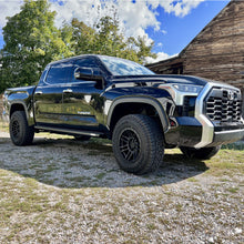 Load image into Gallery viewer, Tundra Rock Sliders For 22-24 Toyota Tundra Black Powdercoat Steel Rock Slide Engineering
