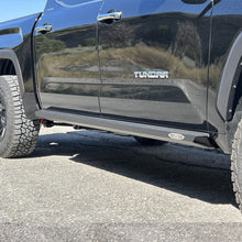 Load image into Gallery viewer, Tundra Rock Sliders For 22-24 Toyota Tundra Black Powdercoat Steel Rock Slide Engineering