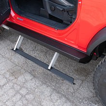 Load image into Gallery viewer, Bronco Side Step Sliders For 21-Pres Bronco 2 Door Models Set Rock Slide Engineering