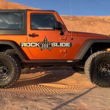 Load image into Gallery viewer, Jeep JK Side Step Sliders For 07-18 Wrangler JK 2 Door Models Set Rock Slide Engineering