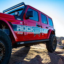 Load image into Gallery viewer, Jeep JL Side Step Sliders For 2024 Wrangler JL 4 Door Models Set Rock Slide Engineering