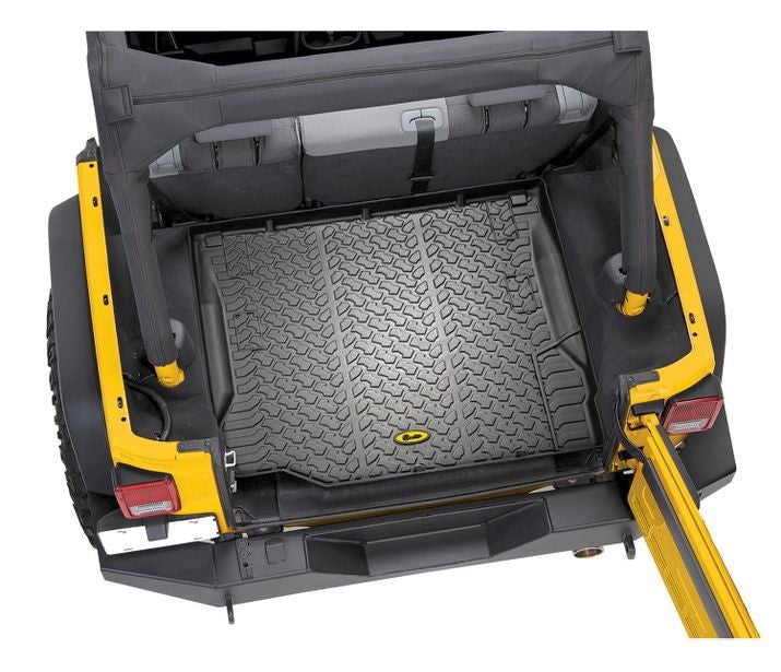 Bestop Cargo Area Liner Bestop - Cargo Liner - '11-18 Wrangler JK; Rear (Black) - 51507-01