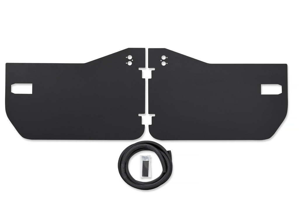 Bestop Door Outer Panel Bestop - Element Panels - '20-22 Gladiator / '18-22 Wrangler JL (Front Doors; Black) - 51744-01