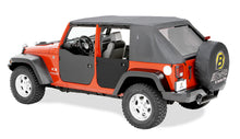 Load image into Gallery viewer, Bestop Door Bestop - Lower Fabric Doors - '07-18 Wrangler JK 4-Door (Rear Doors; Black Diamond) - 53041-35
