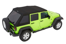 Load image into Gallery viewer, Bestop Soft Top Bestop - JEEP(R) Trektop Glide - '07-18 Wrangler JK 4-Door (Black Twill) - 54423-17