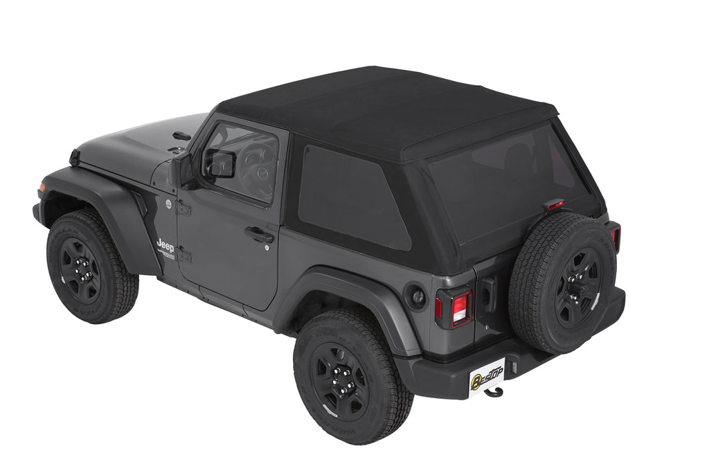 Bestop Soft Top Bestop - Trektop - '18-23 Wrangler JL 2-Door (Black Twill) - 56862-17