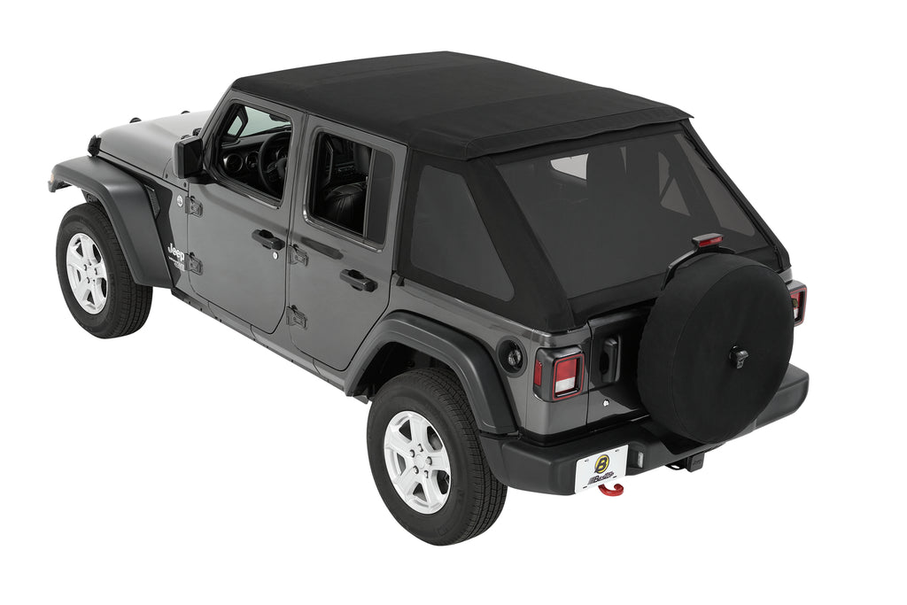 Bestop Soft Top Bestop - Trektop - '18-23 Wrangler JL 4-Door (Black Diamond) - 56863-35