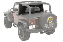 Load image into Gallery viewer, Bestop Soft Top Wind Screen Bestop - Wrap-Around Windjammer - &#39;07-18 Wrangler JK 2-Door (Black Diamond) - 80041-35