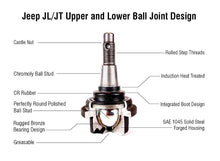 Load image into Gallery viewer, Apex Chassis Heavy Duty Front Lower Ball Joint, Knurled 18-21 Jeep Wrangler JL JLU/Gladiator JT Apex Chassis